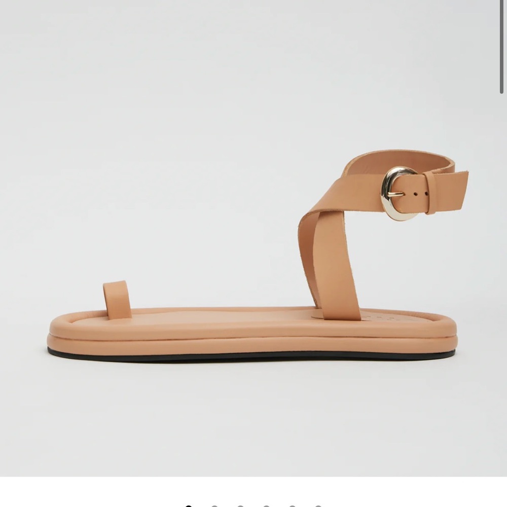 NIB Tibi Dwayne Sandal in Buff - 40